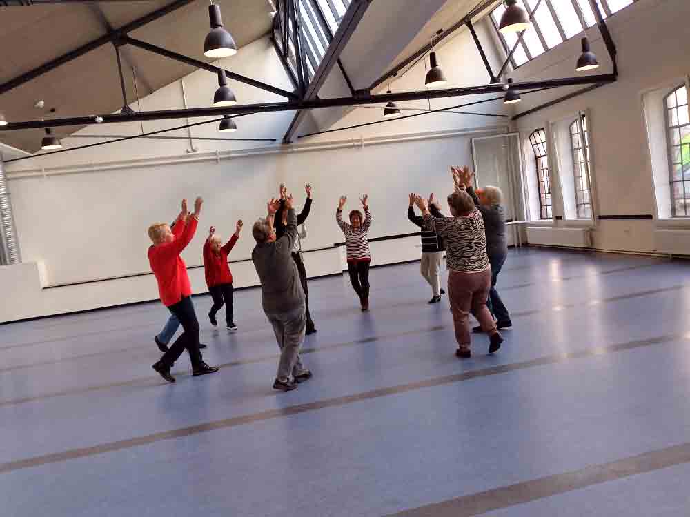 Sozialkultur für Senioren,  Offener Tanztreff ab 50, Bewegung und Lebenslust im Weberei Atelier