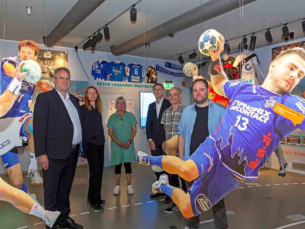 Lemgo, Ausstellung zur Handball Geschichte im Museum Hexenbürgermeisterhaus eröffnet