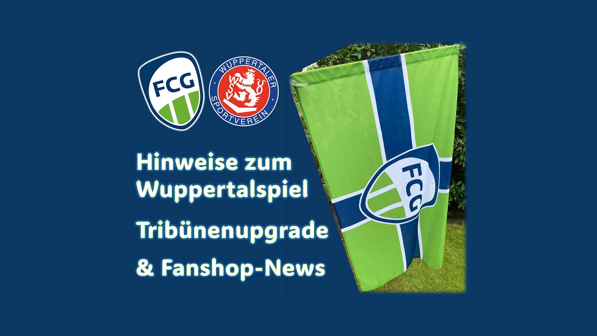 FC Gütersloh: Hinweise des FCG zum Wuppertal Spiel, Tribünenupgrade und Fanshop News