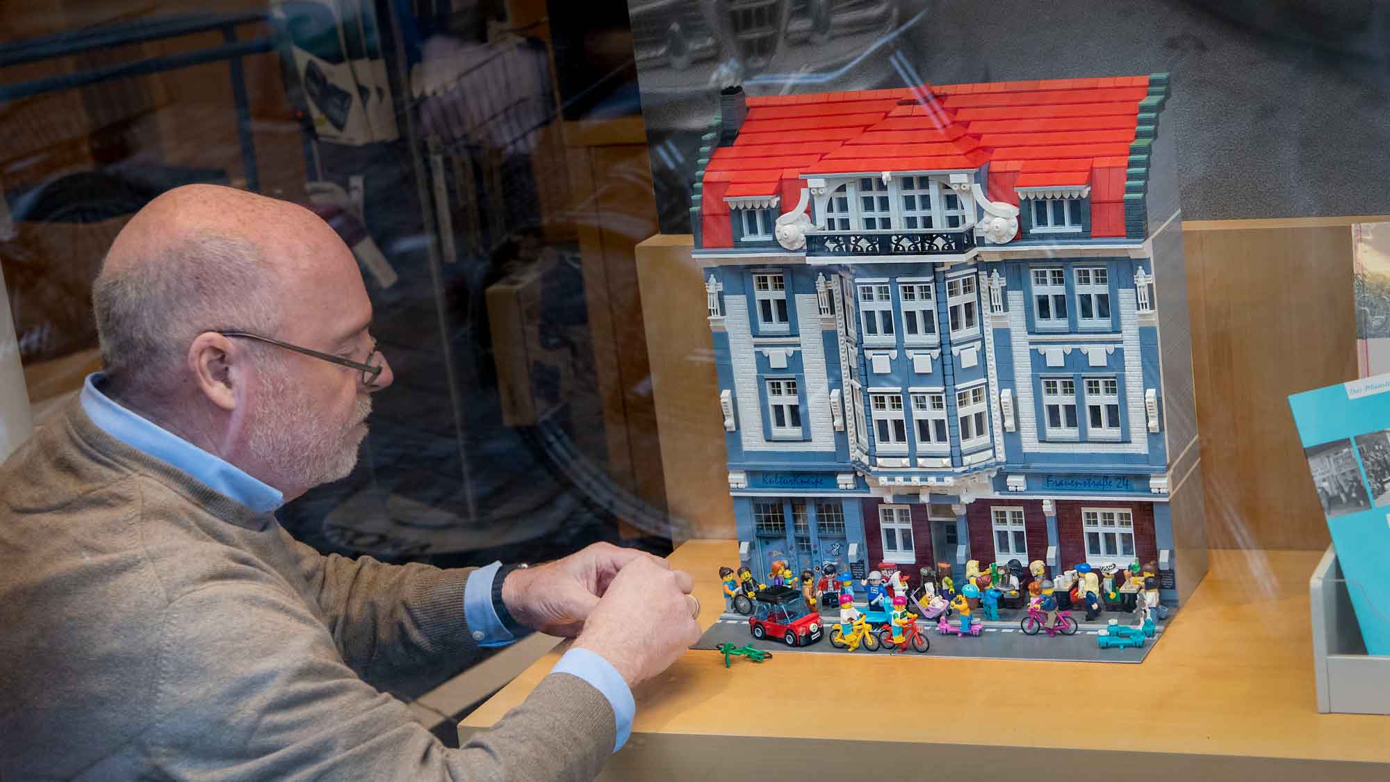 Stadtmuseum Münster zeigt Lego Nachbau der Frauenstraße 24, noch bis 4. Februar 2024